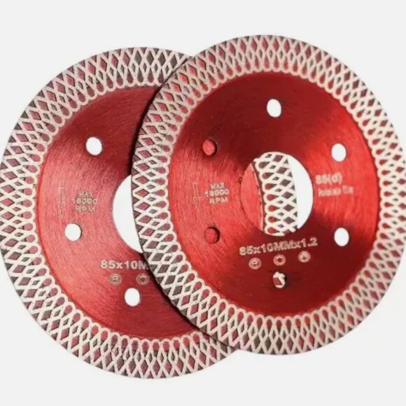 4 inch Tile Cutter Diamond Saw Blades 2 Ceramic Cutting Disc Wheels for Marble - Picture 3 of 5